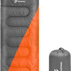NEW SALE | Sleeping Bag Camping Sleep Bags: Sportneer Warm Sleeping Bags for Single Adults 3-4 Season Waterproof Lightweight Large Ultralight suit for Adult Man Fishing Travel Outdoor
