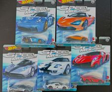 Hot Wheels Premium Speed Machines set of 5, new.