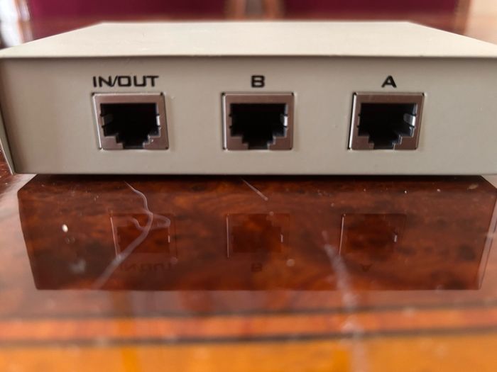 A B selector for ethernet/network (2/2)