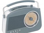 Retro Radio Steepletone Brighton Grey Radio