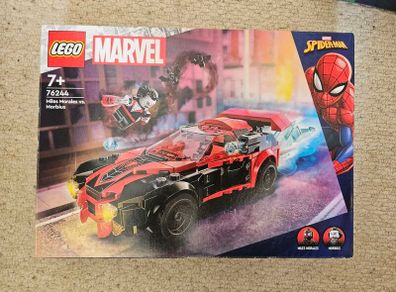 lego 76244 marvel, miles morales vs morbius