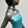 Vintage Mahogany Princess Figurine Image 8