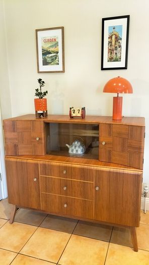 Mid Century Vintage Beautility Sideboard Cabinet