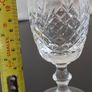 Vintage Cut Crystal Diamond & Fan Glasses Matching Set of 7 Image 10