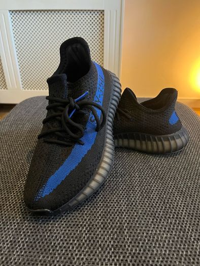 Black & Blue Yeezys