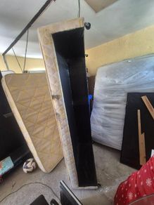Single bed with pull out spare