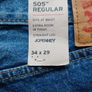 New 505  straight leg men's levis jeans 34x29 Image 3