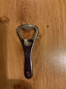 Chrome bottle opener