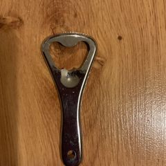 Chrome bottle opener