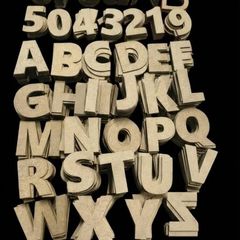 Custom MDF Letters - Loose, Unpainted, Various Sizes & Fonts for Crafts, Weddings, DIY, Home Decor