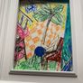 Original art framed original art Acrylic painting drawing framed holiday feel art Irish art Image 4