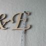 Wedding Cake Topper Initial Accessory Monogram Wedding Cake Decoration Supplies Image 3
