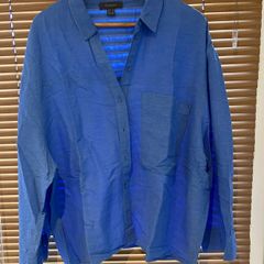 Primark Cotton Mix Long Sleeve Blouse
