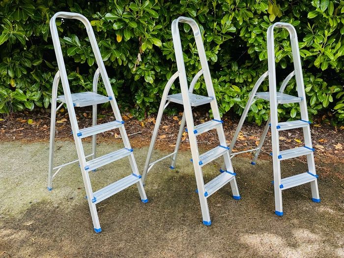 3 Aluminium Ladders Like New