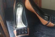 Karen Millen brown leather shoes (free post)