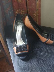 Karen Millen brown leather shoes (free post)