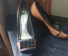 Karen Millen brown leather shoes (free post)