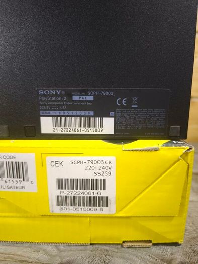 playstation 2 slim scph-70003 original box,manuals VGC