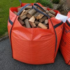 Well-Seasoned Ash Firewood  Tonne Bags