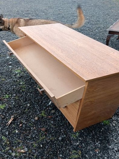 mid century teak chest of drawers