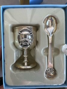 Baby silver-plated tableware Newbridge brand