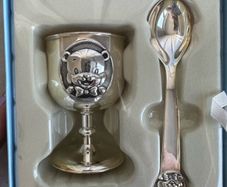 Baby silver-plated tableware Newbridge brand