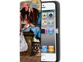 iPhone 4 & 4S - Personalised wallet case - Black