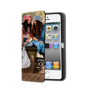 iPhone 4 & 4S - Personalised wallet case - Black