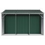Garden Shed Brown 277x279x179 cm Galvanised Steel Image 6