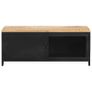 Coffee Table 90x50x37 cm Solid Rough Mango Wood Image 3