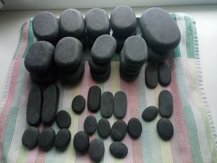 Stones for hot stone massage