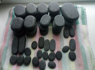 Stones for hot stone massage