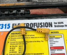 Advanced AW315 electrofusion plastic welder