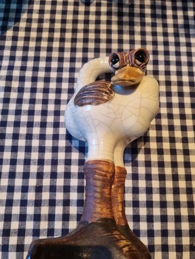 Funny Pottery Figure of a Duck