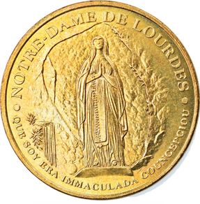 Lourdes coin Centenery of the Consecreation
