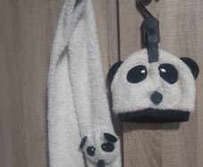 Panda set scarf and cap up to 2/3 years old