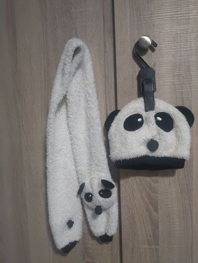 Panda set scarf and cap up to 2/3 years old