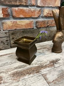 vintage Brass Planter