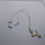 Sterling Silver Filigree Cross and Chain Image 6