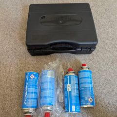 Portable Gas Stove and Campingaz CP250 (A4) Gas cartridge 4 Pack