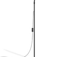 Lash Light, LED Floor Lamp, Reading Floor Lamp, Adjustable Gooseneck, 3 Heights, 10W Dual Brightness, Portable Standing Lamp for Eyelash Extensions, Makeup, Office