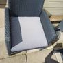 Garden Rattan set. 2 Seater Sofa, 2 Armchairs, 2 Planters, Coffee Table.table Image 7