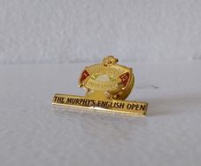 Murphy's Irish Stout : The Murphy's English Open , Vintage Golf Pin Badge - 1990s