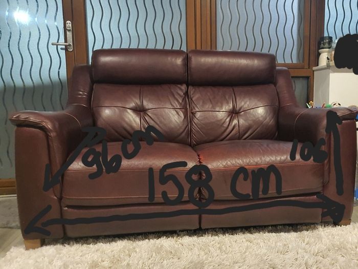 leather sofa in great condition!