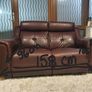 leather sofa in great condition! Image 2