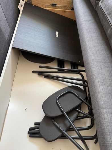 ikea sandsberg table and 2 chairs
