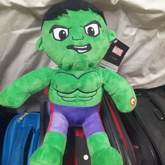 Hulk soft toy, brand new with label