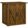 Garden Shed,Solid Wood Double Door, Magnetic Closures, Weatherproof 77W x 55D x 72H cm Image 5