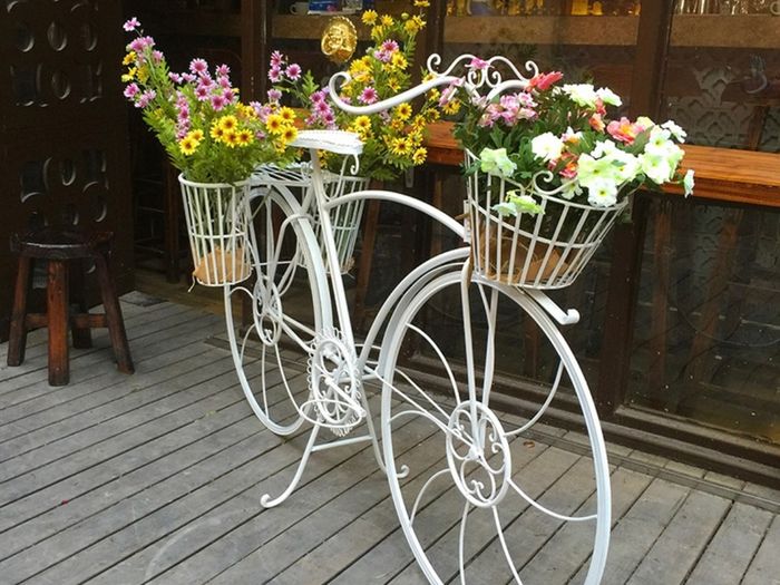 Luxury bike planter