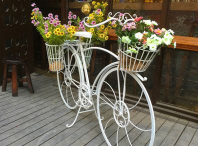 Luxury bike planter